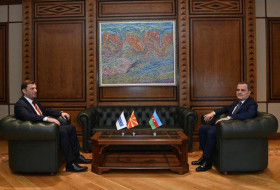 Проходит встреча председателя ОБСЕ и Джейхуна Байрамова