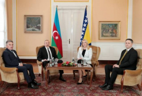 В Сараево состоялась встреча Президента Азербайджана с председателем Президиума Боснии и Герцеговины 