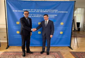 Посол Азербайджана в НАТО встретился с казахстанским коллегой