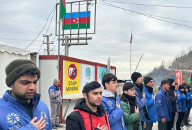 Экоакция на дороге Ханкенди-Лачын: демонстранты проявляют высокую активность и на 119-й день