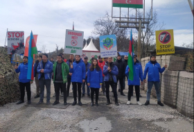 Акция протеста на дороге Лачин-Ханкенд продолжается 112-й день