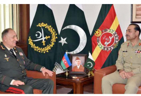 Начальник Генштаба ВС Азербайджана встретился с командующим Сухопутными войсками ВС Пакистана