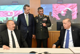 Алиев и Эрдоган открыли новый ЦКП ВВС Азербайджана - Видео