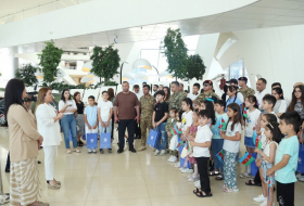 Члены семей шехидов и ветераны войны посетили Центр Гейдара Алиева