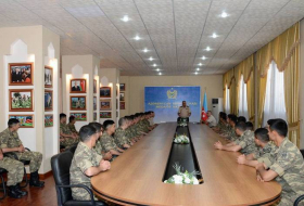 В Учебно-тренировочном центре Азербайджанской Армии состоялась встреча с военнослужащими