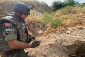 В Баку обнаружена граната - Видео