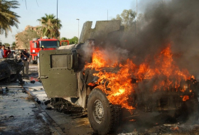 На севере Ирака взорвался военный автомобиль, трое пострадали