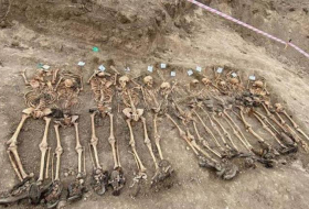 Останки убитых армянскими террористами в Эдилли мирных азербайджанцев перезахоронены