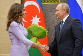 Владимир Путин поздравил Мехрибан Алиеву