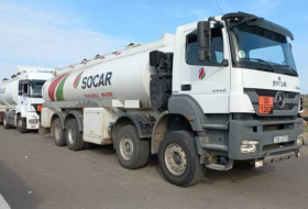 В Ханкенди отправлено более 60 тонн горючего автомобилями SOCAR