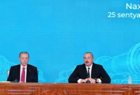 Президент Ильхам Алиев Эрдогану: Ваши заявления в ООН, выражающие интересы Азербайджана, - это еще один братский шаг