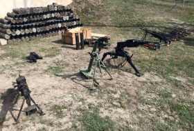 Боевая техника, оружие и боеприпасы, конфискованные в Карабахском регионе - СПИСОК