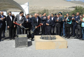 В Зангилане состоялась церемония закладки фундамента автомобильного моста между Азербайджаном и Ираном