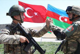 Минобороны Турции поделилось публикацией в связи с проходящими в Азербайджане совместными учениями