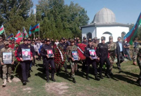 Похоронен азербайджанский полицейский, получивший ранение в ходе антитеррористических мероприятий 