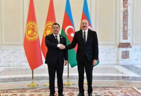 Состоялась встреча Президента Ильхама Алиева с Президентом Кыргызстана Садыром Жапаровым