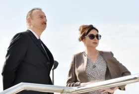 Президент Азербайджана Ильхам Алиев и первая леди Мехрибан Алиева совершили поездку в Шушу - Обновлено