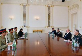 Президент Азербайджана принял командующего сухопутными войсками Пакистана - Обновлено