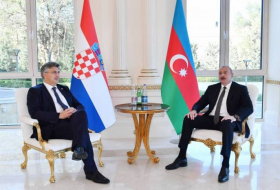 Состоялась встреча Президента Азербайджана с премьер-министром Хорватии в расширенном составе - Обновлено