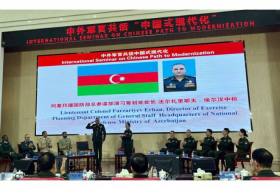 Азербайджанский военнослужащий награжден на международном мероприятии в Китае