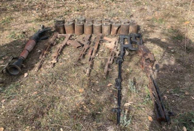 В Зангиланском районе обнаружено 18 мин, 8 боеприпасов
