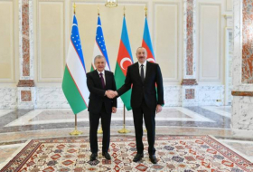 Состоялась встреча президентов Азербайджана и Узбекистана