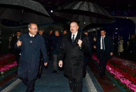 Президент Азербайджана Ильхам Алиев прибыл в Узбекистан