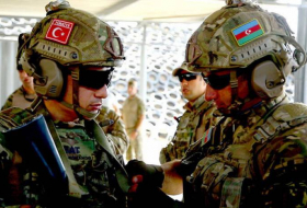 Азербайджанские и турецкие военнослужащие проводят совместные учения по гибридным угрозам