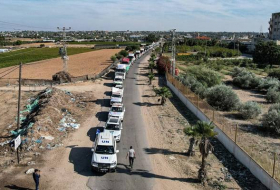 В Газу через КПП «Рафах» отправили 40 машин с гуманитарной помощью