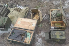 В Ходжавенде полиция обнаружила 23 гранаты и другие боеприпасы