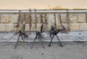 В Физулинском районе обнаружены 8 автоматов, 3 гранатомета