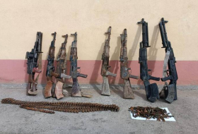 В Джебраильском районе найдены оружие и боеприпасы 