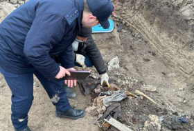 Госкомиссия: Работы по эксгумации в обнаруженном массовом захоронении в Ходжалы продолжаются