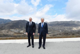 Президенты Азербайджана и Казахстана посетили Шушу - Фото