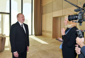 Ильхам Алиев дал интервью телеканалу Euronews