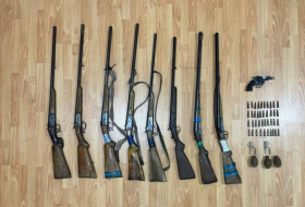 В Гобустане обнаружили гранаты и огнестрельное оружие