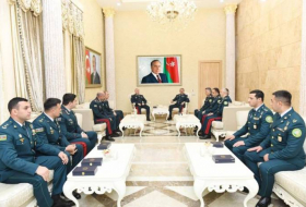 Группа военнослужащих ГПС награждена юбилейной медалью «100-летие Гейдара Алиева»