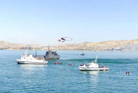 ВМС и МЧС Азербайджана проводят совместные тактические учения «Dalğa-2024»