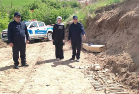 В освобожденном от оккупации селе Малыбейли обнаружены останки 6 человек
