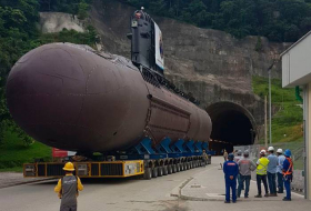 Первая бразильская подводная лодка проекта Scorpene переведена в цех окончательной сборки