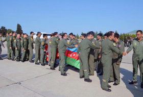 Очередная группа военной авиации Турции прибыла в Азербайджан (ФОТО)
