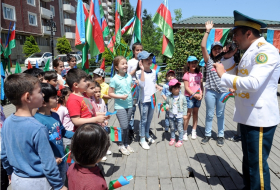 Азербайджанские пограничники отпраздновали 100-летие АДР (ФОТО)
