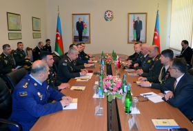 Состоялась трёхсторонняя встреча руководителей военно-учебных заведений Азербайджана, Турции и Грузии