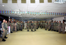 Азербайджанские миротворцы в Афганистане отметили День Республики (ФОТО)
