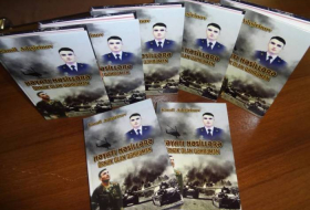 В Шеки состоялась презентация книги о шехиде Агшине Абдуллаеве (ФОТО)