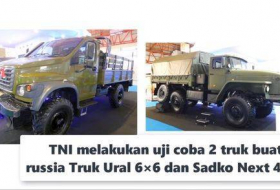 Армия Индонезии начала испытания «Урал-4320» и ГАЗ «Садко Next» - ВИДЕО