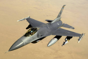 Охоту истребителя F-16 на птиц сняли на видео  