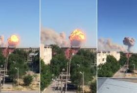 На юге Казахстана эвакуируют население из-за пожара в воинской части (ВИДЕО)