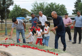 В Масаллы почтили память Национального героя Эльшада Ахадова