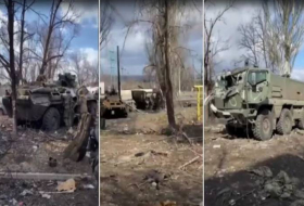 ВСУ уничтожили российскую военную технику в Мариуполе - Видео